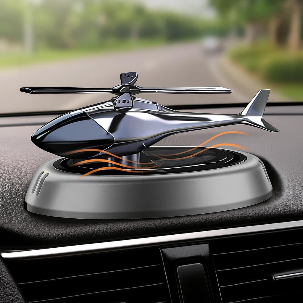 Helicopter Solar Car Air Freshener