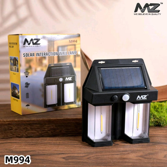 Solar Interaction Wall Lamp M994 – Dual LED | Motion Sensor | Zero Electricity Cost