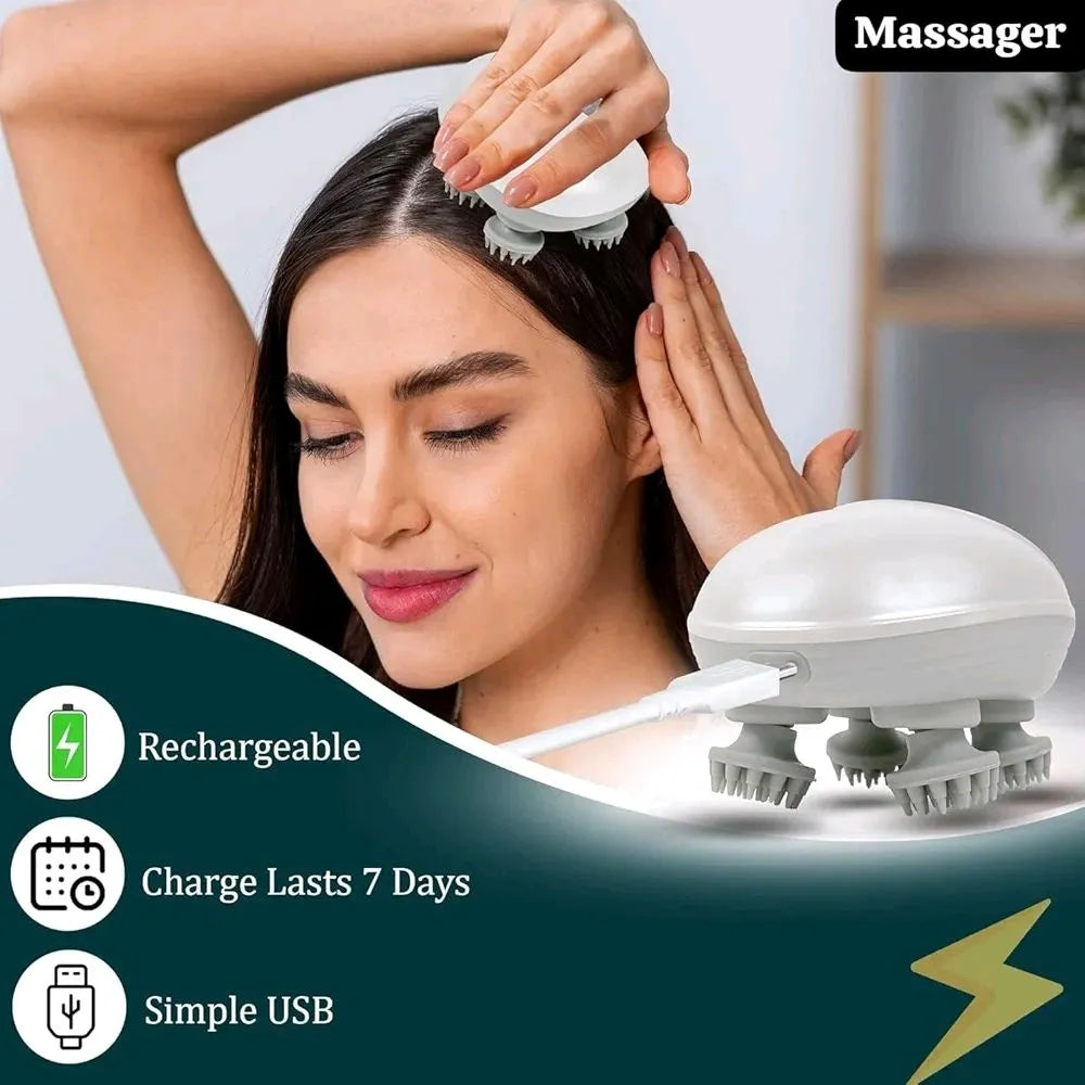 Head Massager For Scalp, Scalp Massage