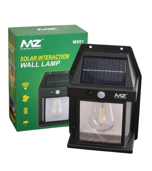 Solar Interaction Wall Lamp M991 – Auto Light | Motion Sensor | Zero Electricity Cost